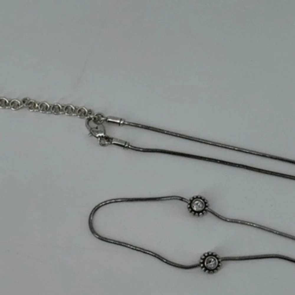 Brighton Twinkle‎ Necklace Silver Plate Snake 42